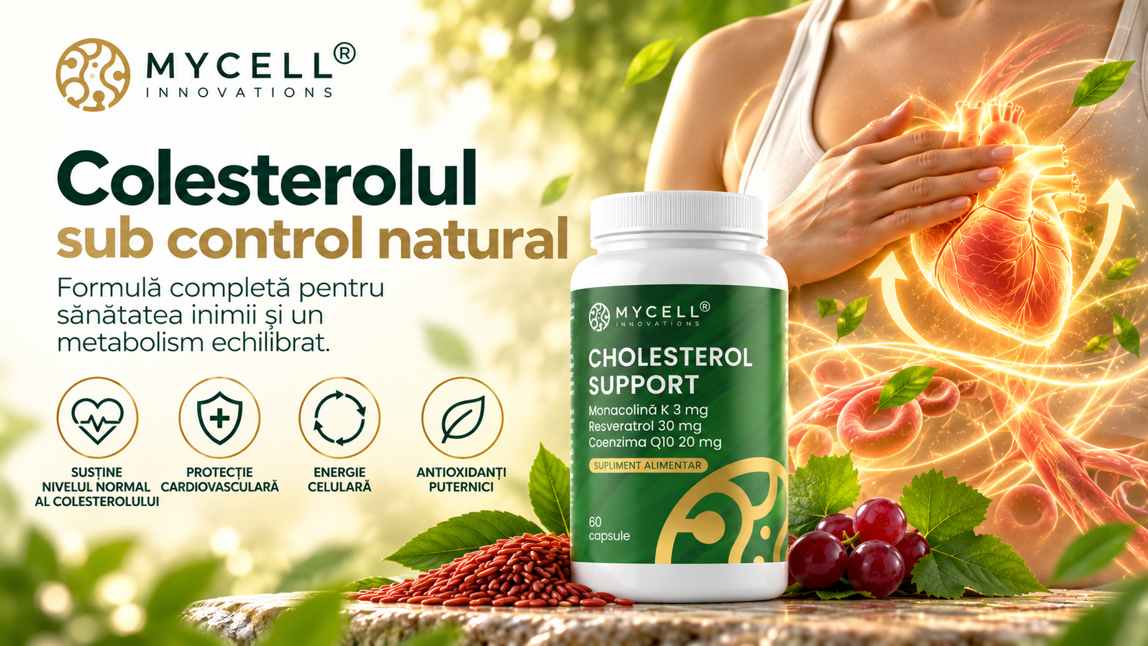 Microbiomul și colesterolul - sănătatea cardiovasculară