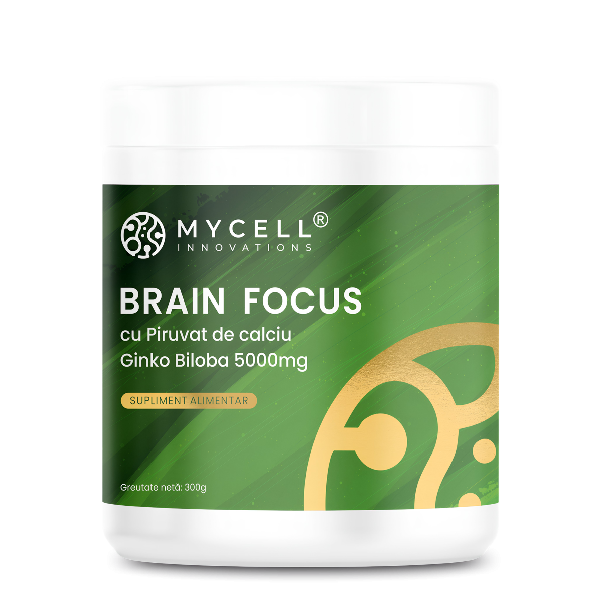 Brain Focus Cu Piruvat de Calciu + Ginkgo Biloba 5000 mg