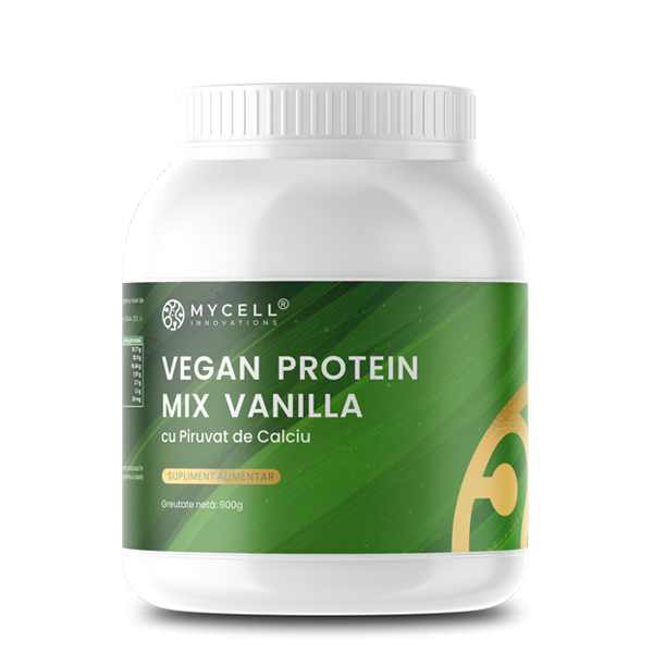 Vegan Protein Vanilla cu Piruvat de Calciu